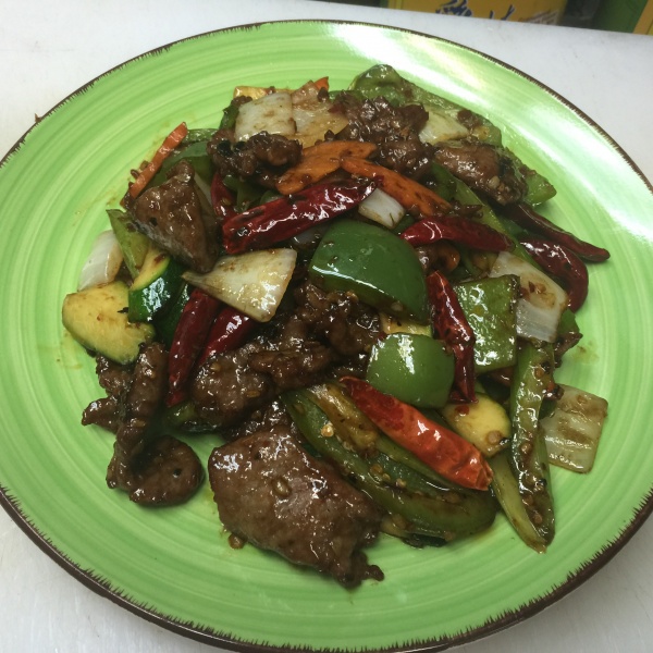 Order 5. Hunan Beef food online from May Lee Restaurant store, San Francisco on bringmethat.com