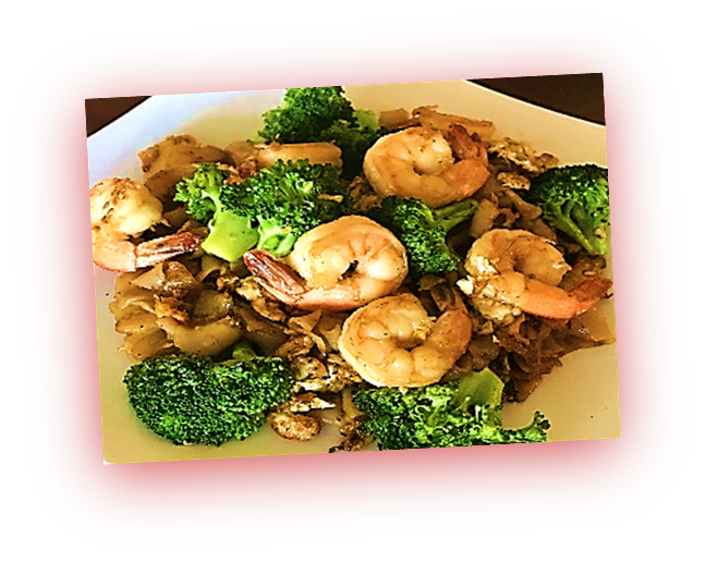 Order 45. Pad See You Noodles food online from Sweety Hut Thai Restaurant store, West Covina on bringmethat.com