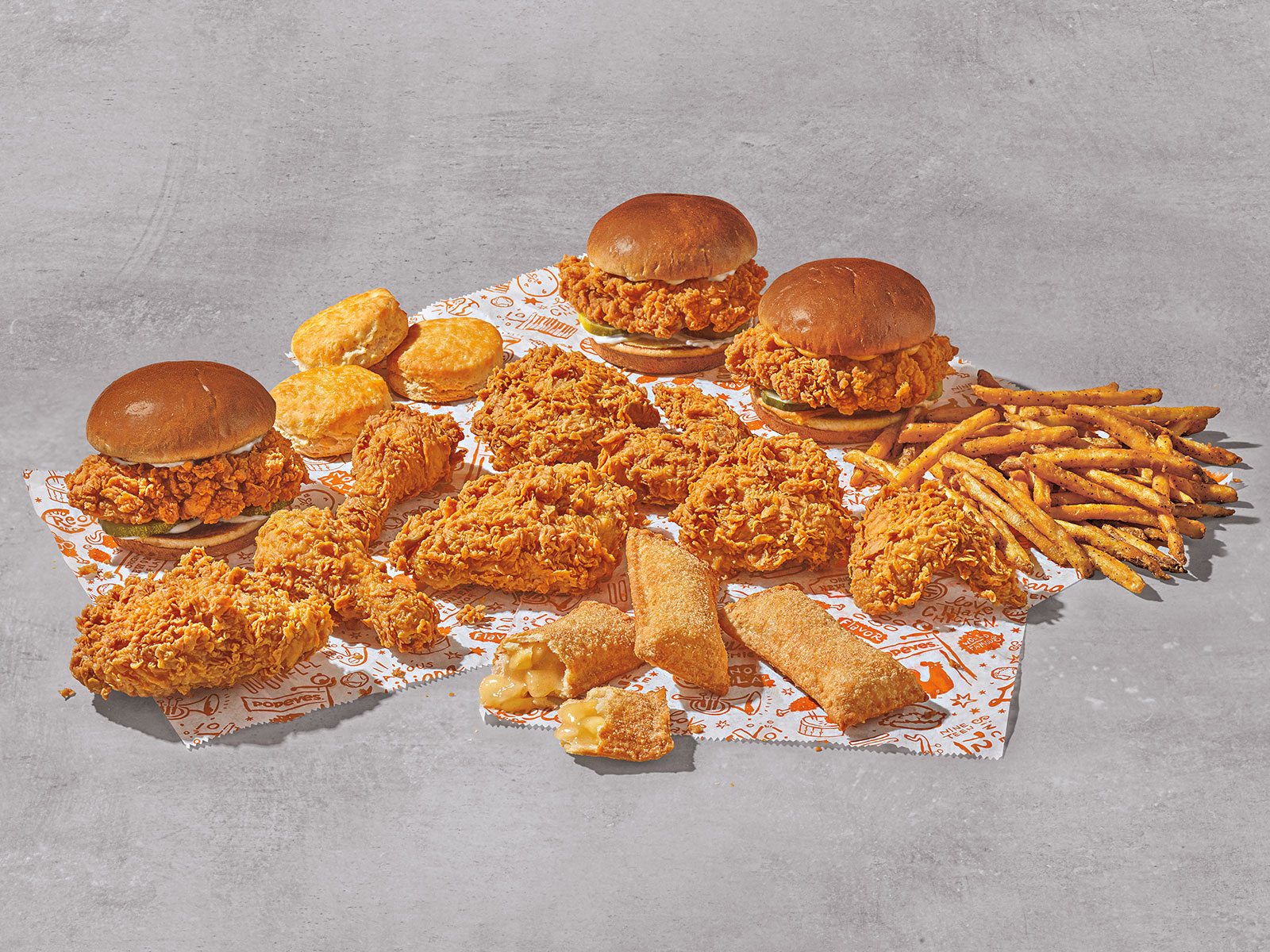 Order Big Family Feast food online from Popeyes store, Los Angeles on bringmethat.com