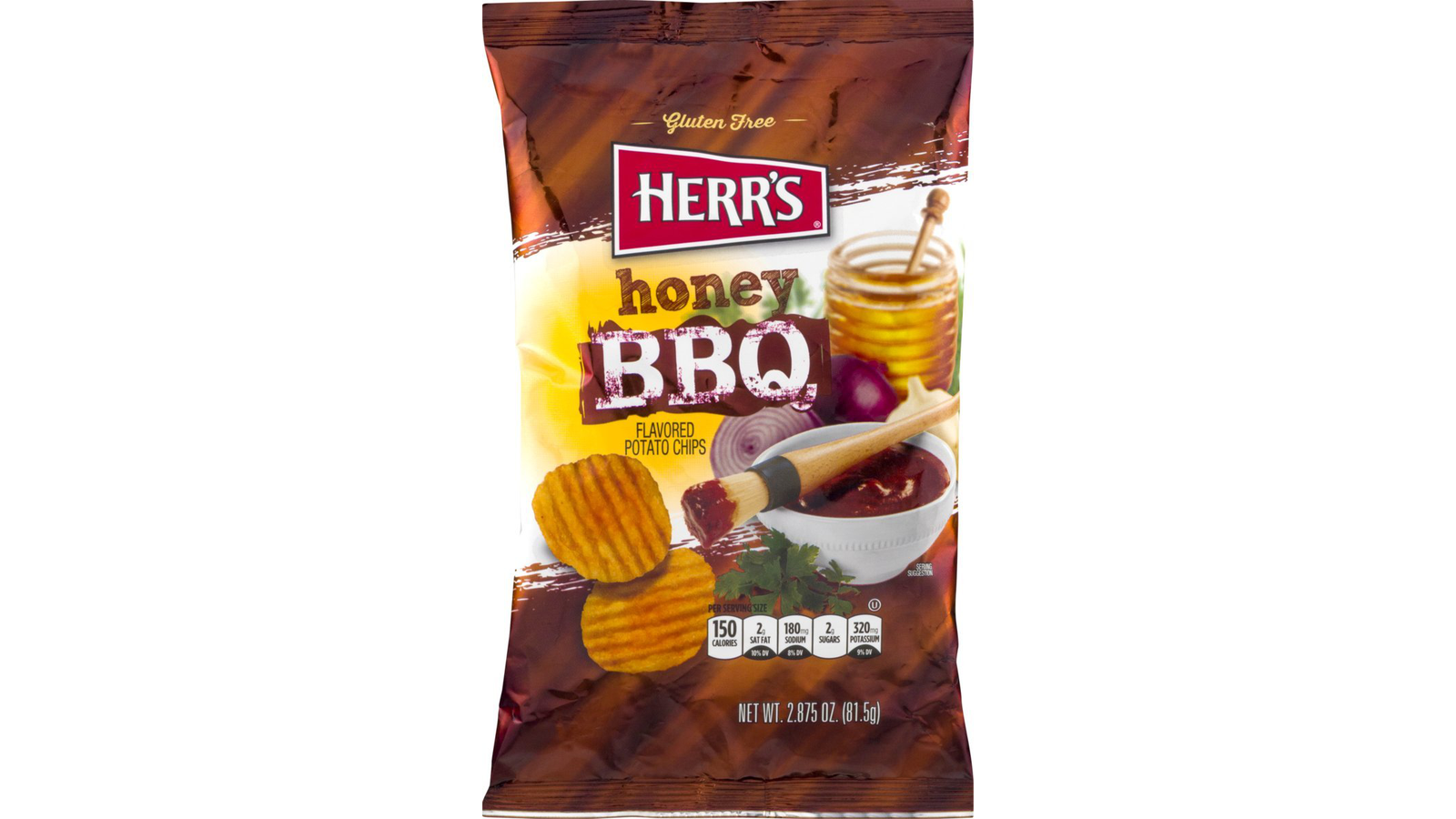 Order Herr's Honey BBQ Ripple Potato Chips food online from Lula Convenience Store store, Evesham on bringmethat.com