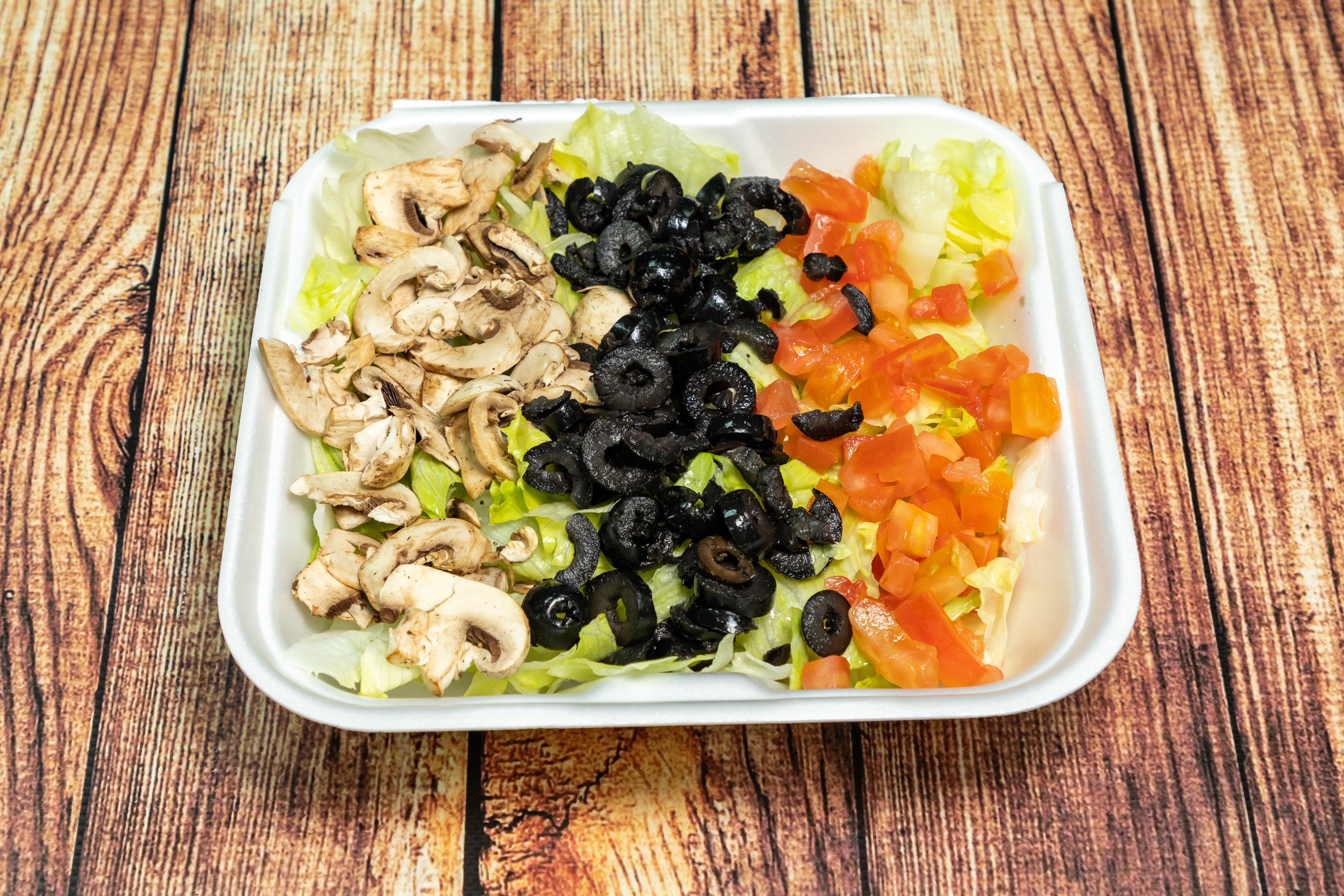 Order Garden Salad - Small food online from Big T's Pizza store, Rialto on bringmethat.com