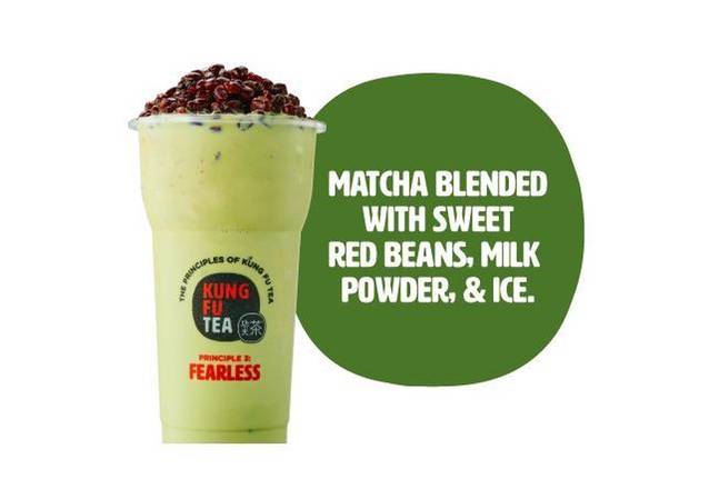 Order Matcha Red Bean Slush food online from Kung Fu Tea store, Brooklyn on bringmethat.com