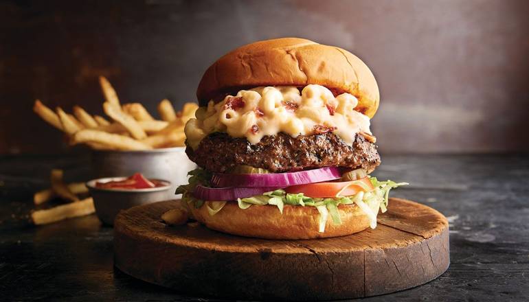 Order Bacon Mac Burger food online from Claim Jumper Restaurant store, Avondale on bringmethat.com