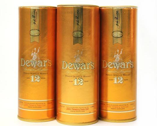 Order Dewar's Scotch Whiskey 12 year, 375 ml (40% ABV) food online from Van Ness Liquors store, San Francisco on bringmethat.com