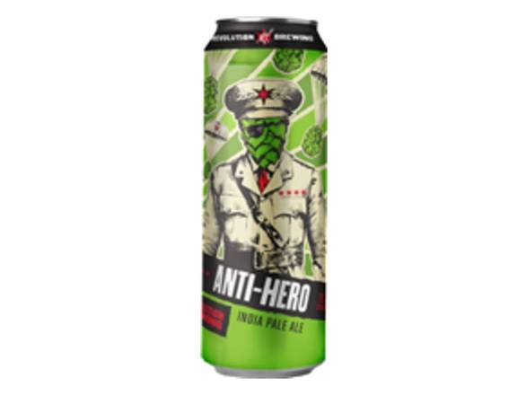 Order Revolution Anti-Hero IPA - 19.2oz Can food online from Kirby Food & Liquor store, Champaign on bringmethat.com