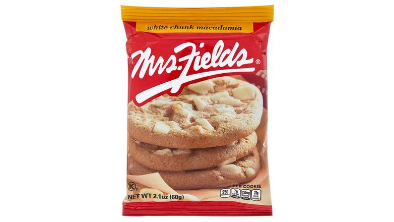 Order Mrs. Fields White Chocolate Macadamia Cookie food online from Trumbull Mobil store, Trumbull on bringmethat.com