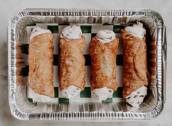 Order CANNOLI PACK (4) food online from Due Focacceria store, Saint Paul on bringmethat.com