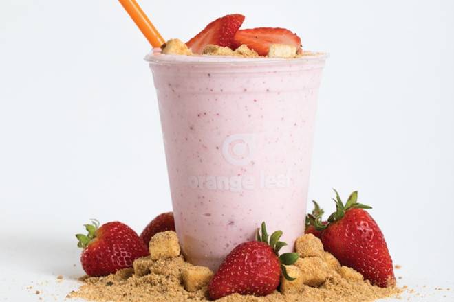 Order Strawberry Cheesecake food online from Orange Leaf store, Ames on bringmethat.com