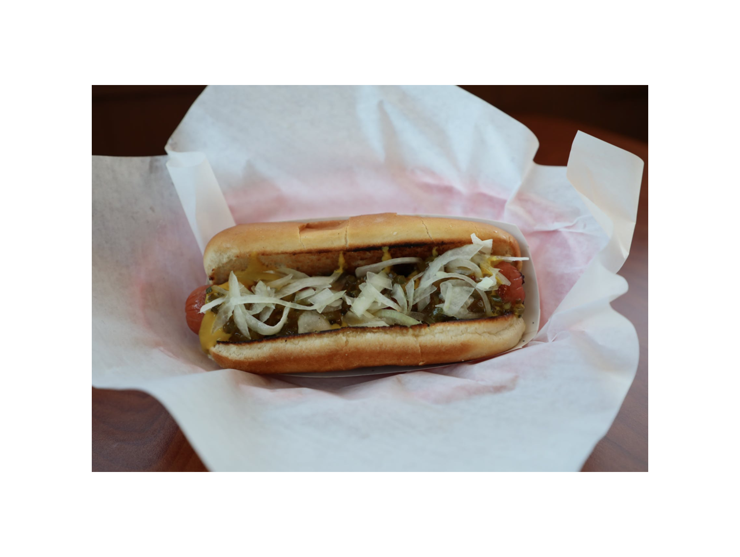 Order 1/4lb Hot Dog food online from Norm Famous Burgers store, Whittier on bringmethat.com
