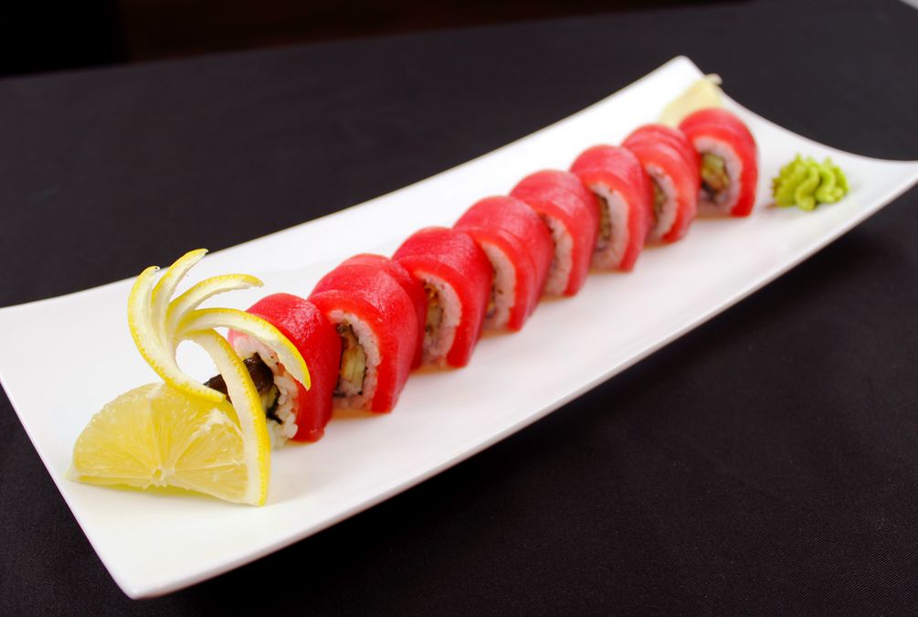 Order Red Dragon Roll food online from Akaya Sushi, Izakaya & Ramen store, Richardson on bringmethat.com