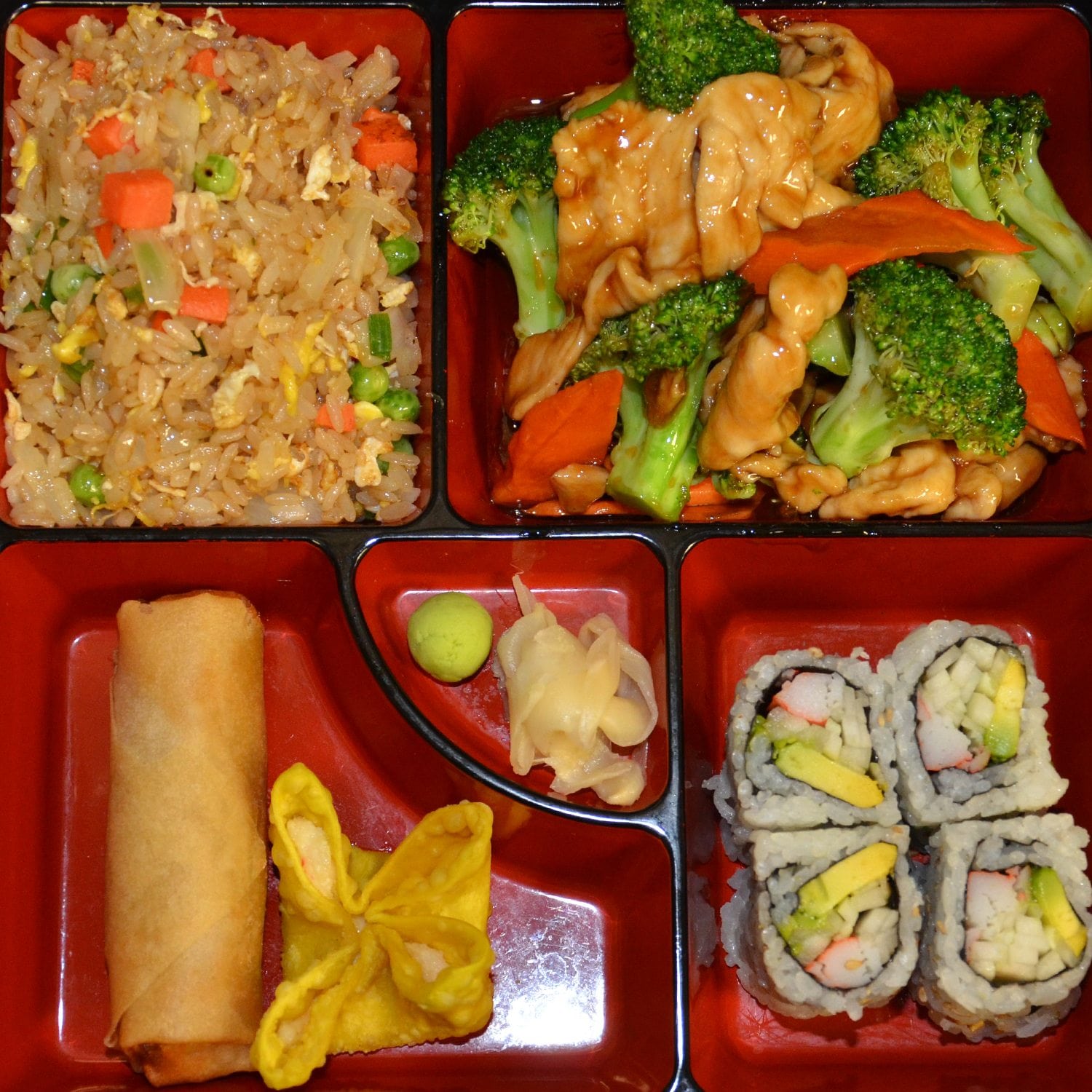 Order Broccoli with Chicken Bento Box food online from Bento Asian Bistro store, Indianapolis on bringmethat.com