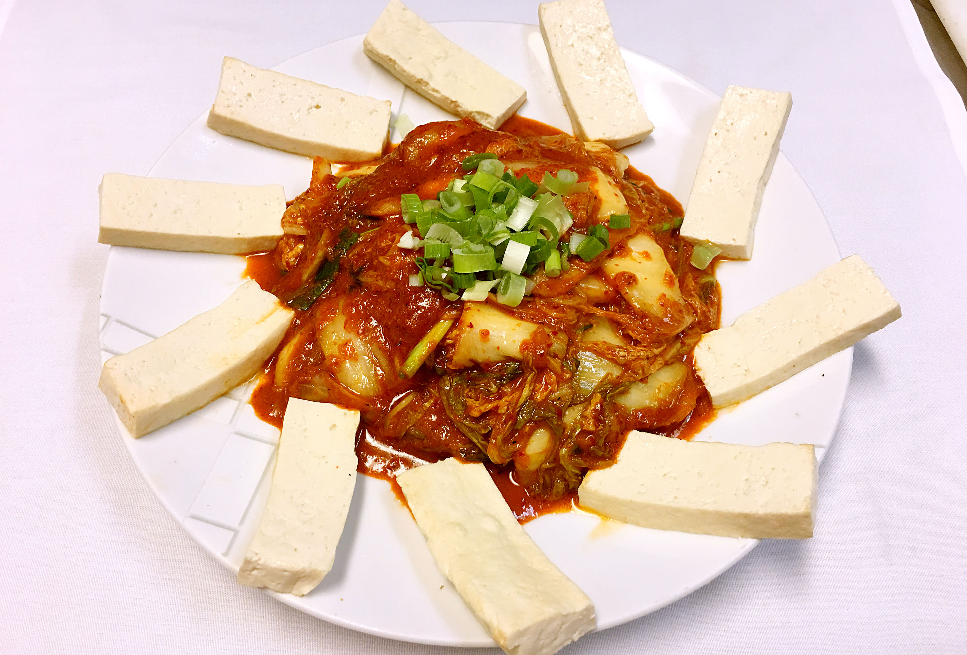 Order Stri-fried Kimchi W. Steam Tofu  food online from Ilsong Garden store, San Antonio on bringmethat.com