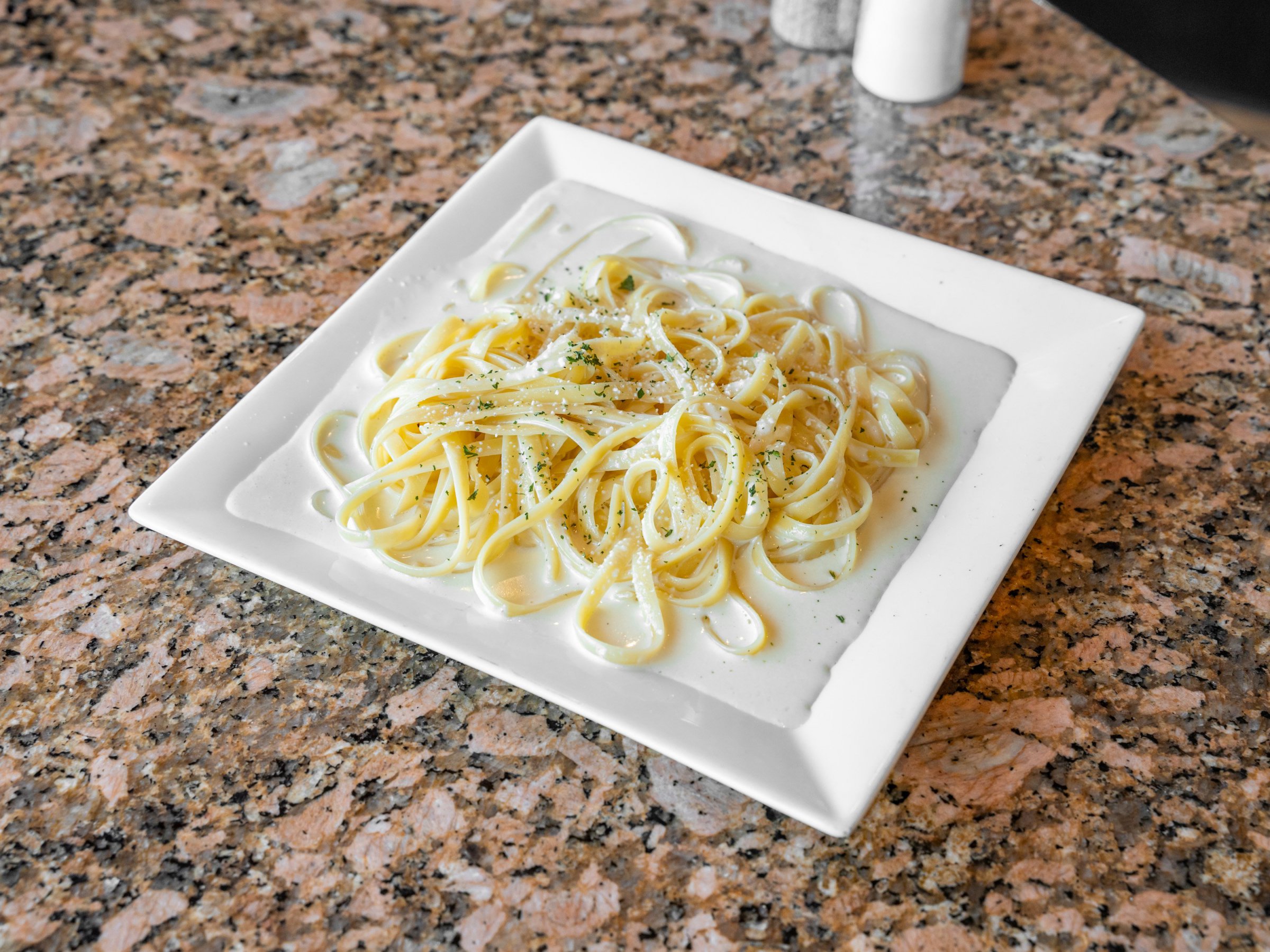 Order Fettuccini Alfredo food online from Camilas Pizzeria Iv store, Morrisville on bringmethat.com