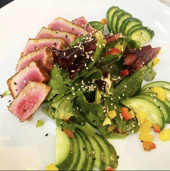 Order Tuna Tataki Salad food online from Engine Co. No. 28 store, Los Angeles on bringmethat.com
