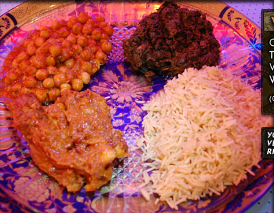 Order V2. Vegetarian Rice Combo food online from Food Corner Kabob House store, Arlington on bringmethat.com