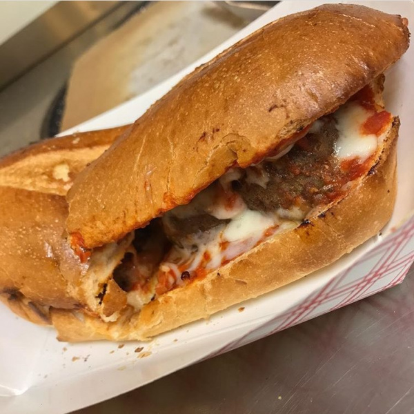 Order Meatball Marinara Sandwich food online from Aladinos pizza-brentwood store, Brentwood on bringmethat.com