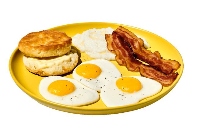 Order 3 EGG BREAKFAST PLATE food online from Krystal on Peach Orchard #AUG005 store, Augusta (Richmond County) on bringmethat.com