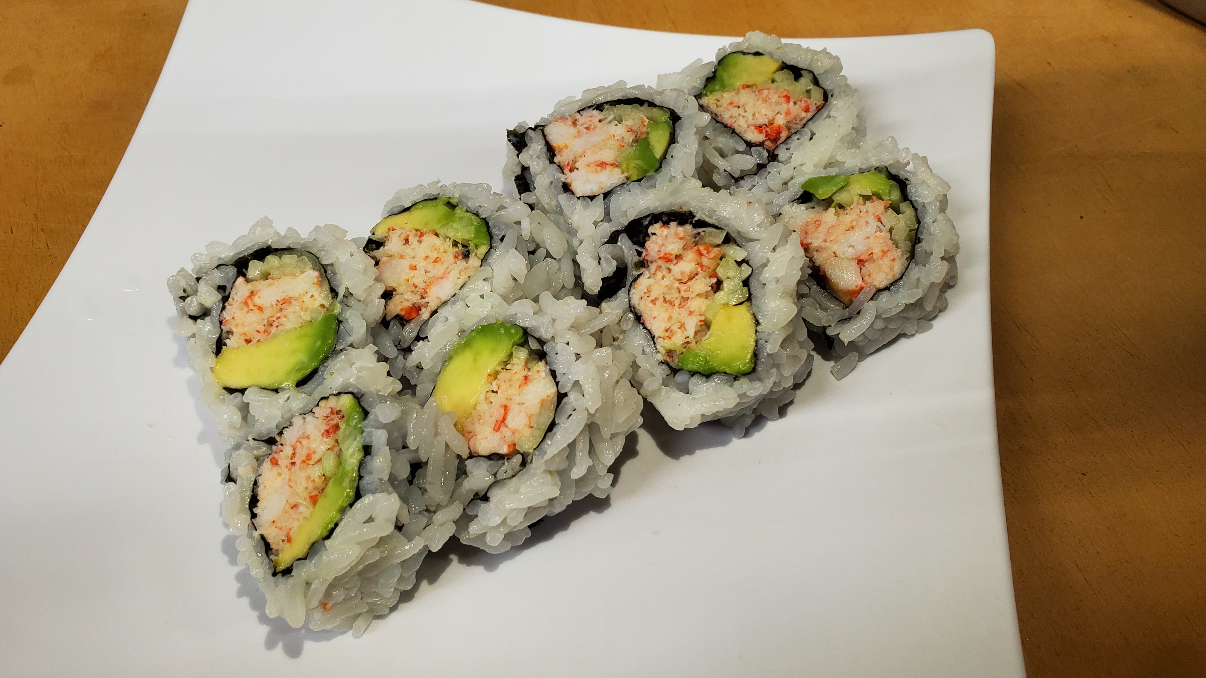 Order Real crab California Roll food online from Sushi Loco store, Long Beach on bringmethat.com