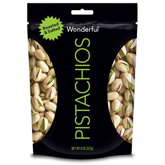 Order Wonderful Pistachios Roasted and Salted 8 OZ food online from Cvs store, GREENWICH on bringmethat.com