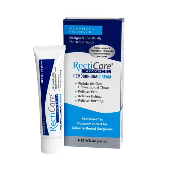Order RectiCare Advanced Hemorrhoidal Cream (1.06 oz) food online from Rite Aid store, Bryan on bringmethat.com