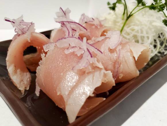 Order Albacore sashimi (8 pcs) food online from Sake 2 Me Sushi store, Tustin on bringmethat.com