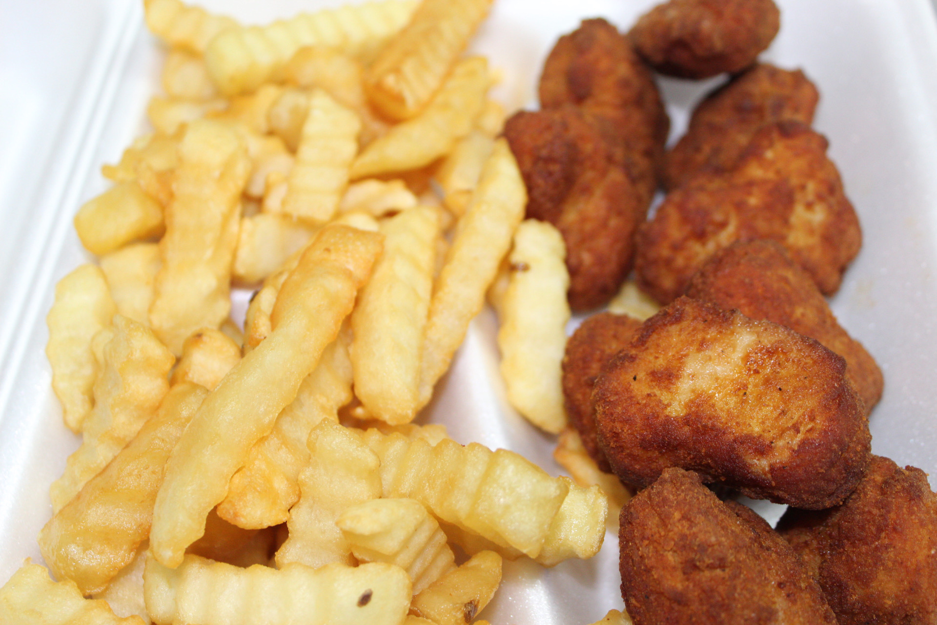 Order A9. Chicken Nuggets with French Fries food online from Yummy Taco store, Inwood on bringmethat.com