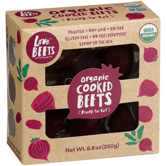 Order Love Beets · Organic Cooked Beets (8.8 oz) food online from Winn-Dixie store, Birmingham on bringmethat.com