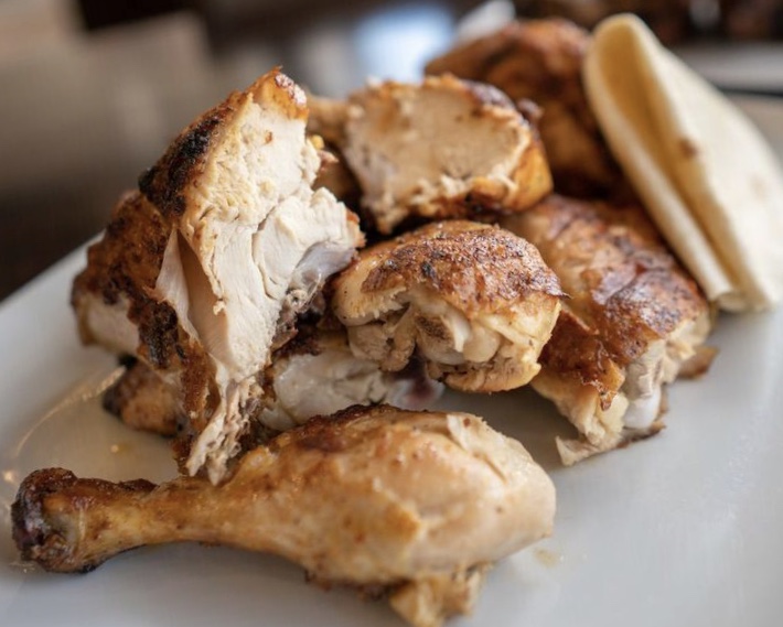 Order 1/4 White Meat Chicken a la Carte food online from Nevada Chicken Cafe store, Las Vegas on bringmethat.com