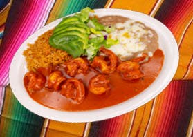 Order Camarones a la Diabla/Deviled Shrimp food online from Mauricio Mexican Food & Pizza store, Covina on bringmethat.com