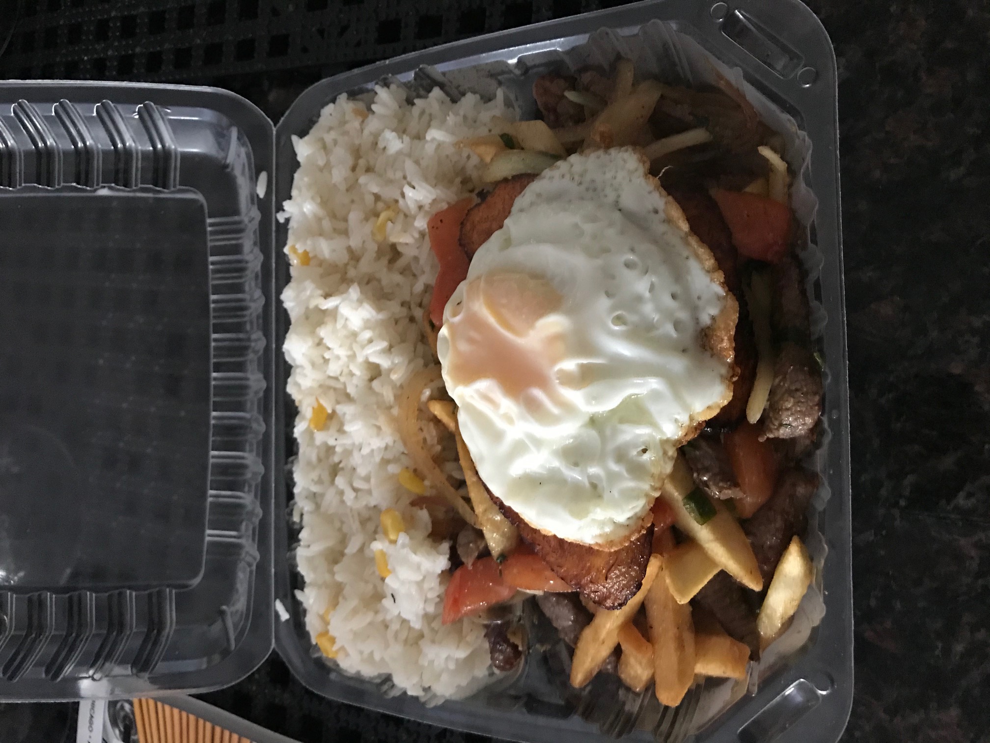 Order Lomo a Lo Pobre food online from Mi Lindo Peru store, San Francisco on bringmethat.com