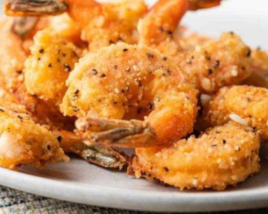 Order 6 pc Fried Jumbo Shrimp  food online from Layali Restaurant store, Pittsburgh on bringmethat.com