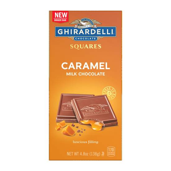 Order Ghirardelli Caramel Milk Chocolate Squares Bar, 4.8 OZ food online from Cvs store, FARGO on bringmethat.com