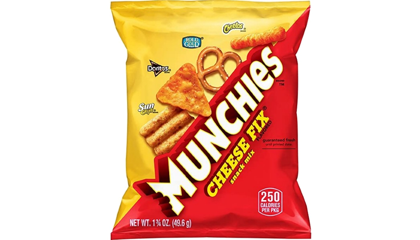 Order MUNCHIES® CHEESE FIX® Flavored Snack Mix (1.75 oz) food online from Neomunch store, Warren on bringmethat.com
