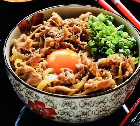 Order WAGYU BEEF GYUDON  food online from Bowen Bistro store, West Lafayette on bringmethat.com