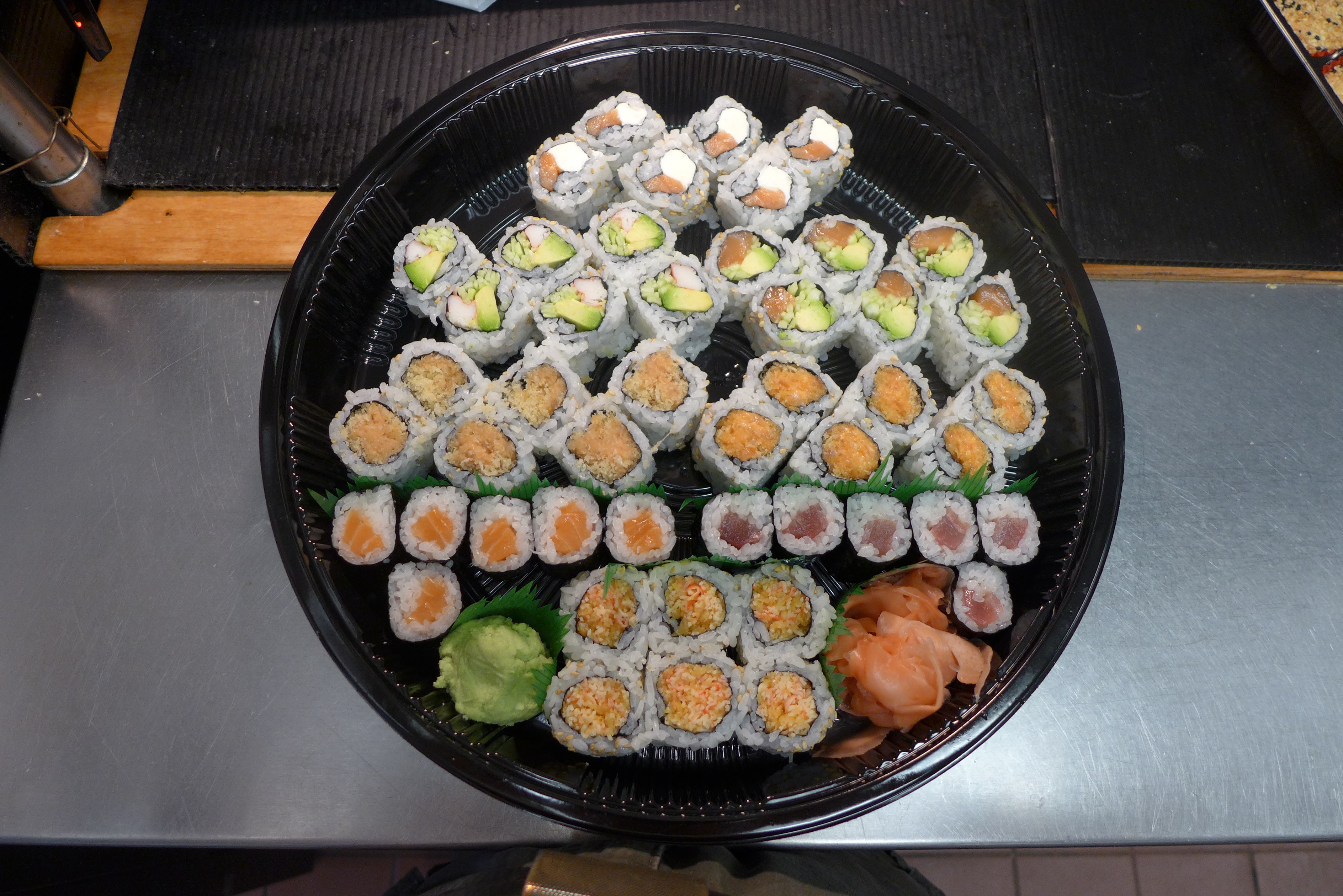 Order 8 Rolls Party Tray A food online from Tokyo Sushi store, Edison on bringmethat.com