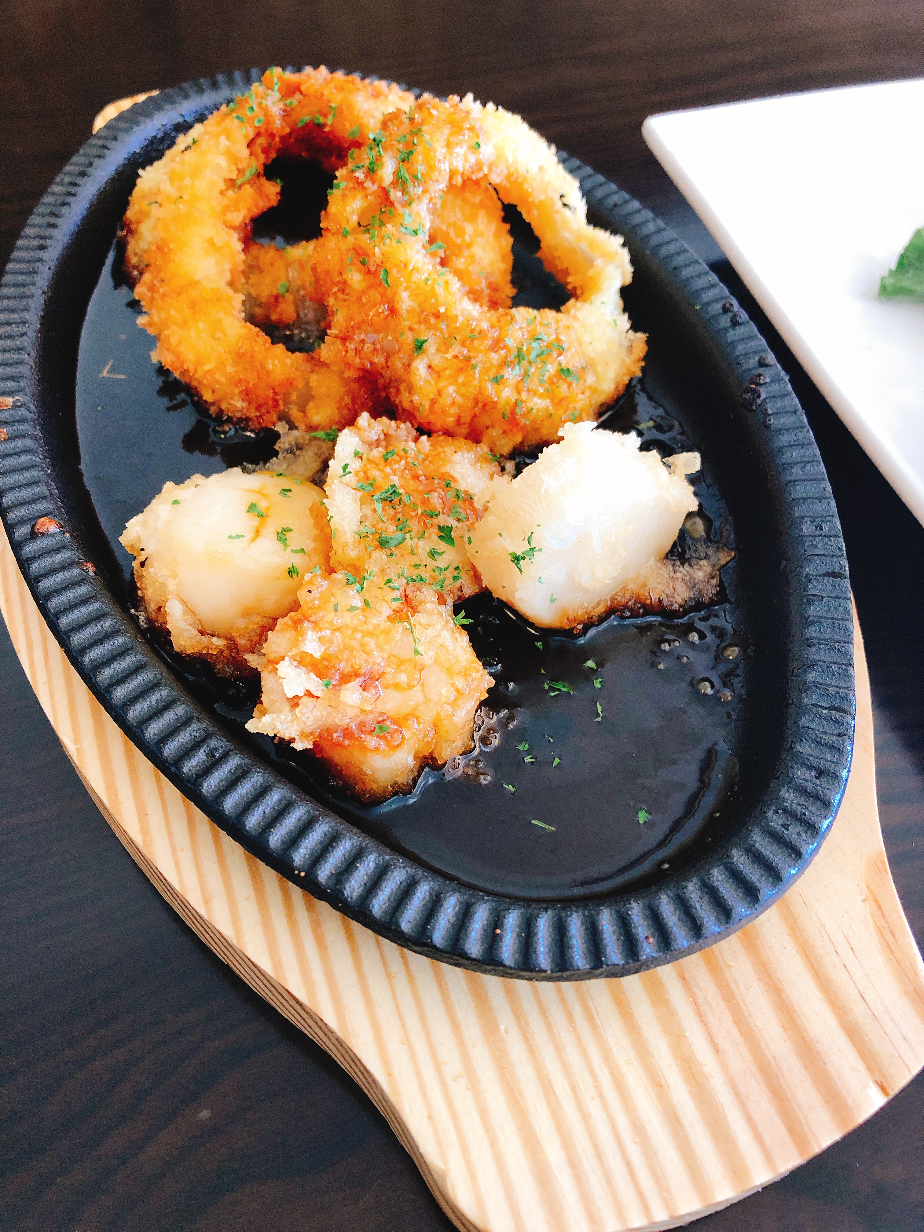 Order Scallop & onion ring food online from Bop N Sushi store, Westwood on bringmethat.com