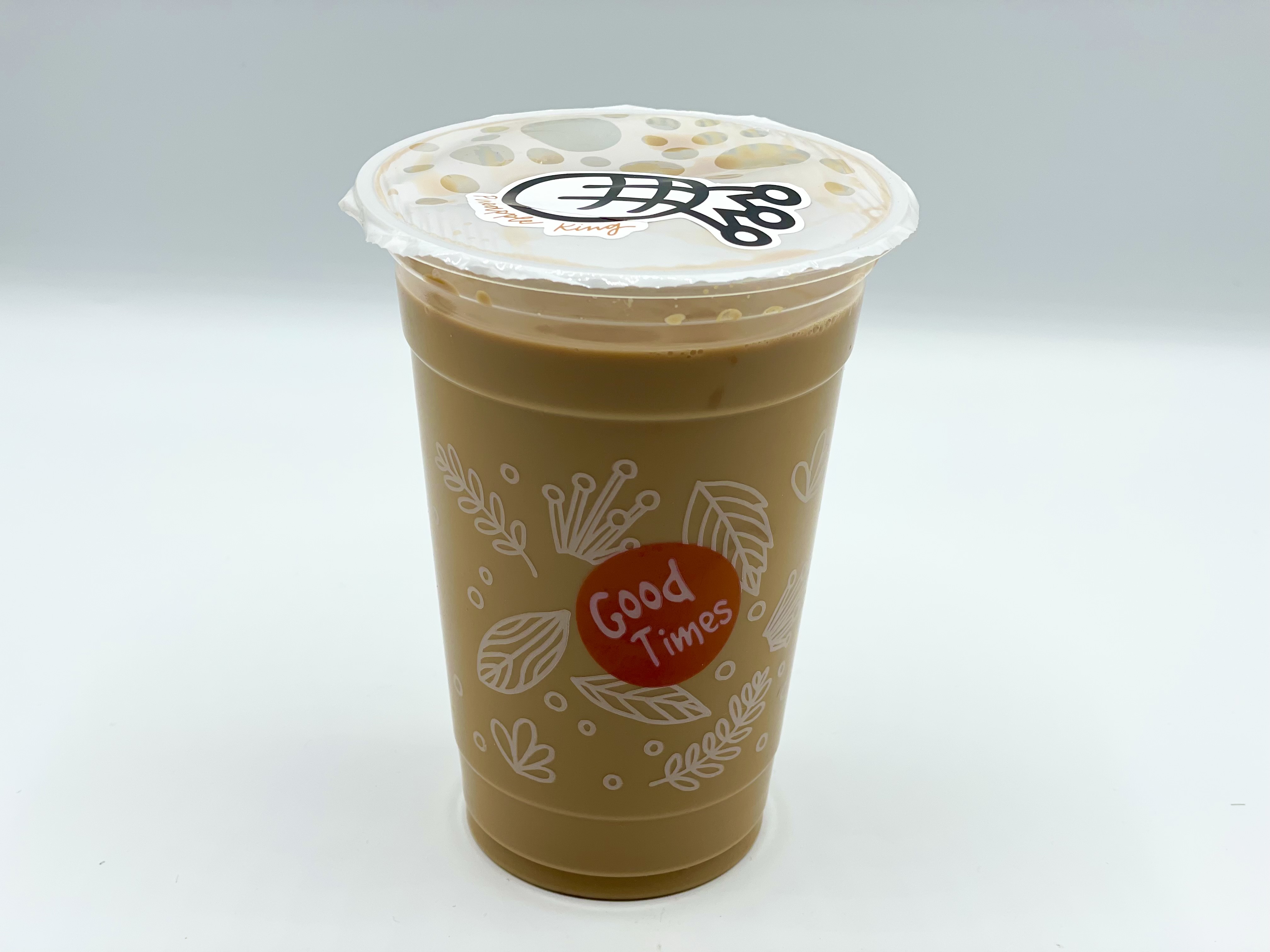 Order Iced Chilled Coffee Milk Tea (Yuanyang) 冰鎮鴛鴦 food online from Pineapple King Bakery store, San Francisco on bringmethat.com
