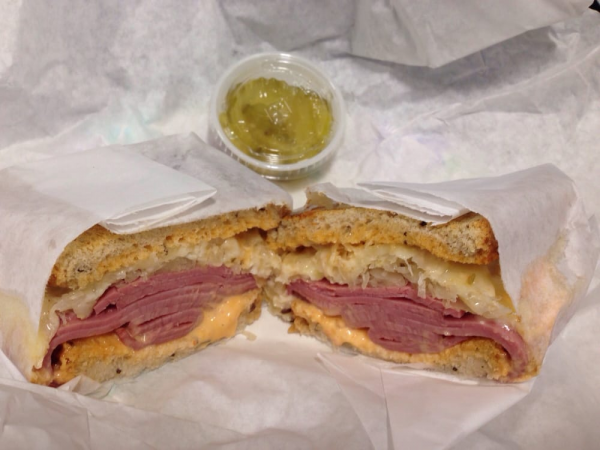 Order Reuben Hot Sandwich food online from Cherry Pick Cafe store, Los Angeles on bringmethat.com