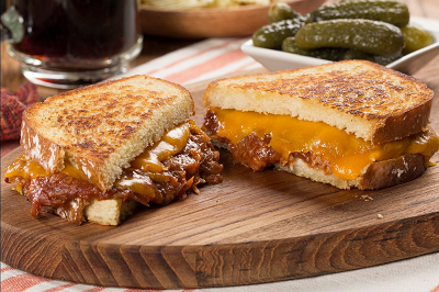 Order BBQ Pork and Cheddar Panini food online from Gate 16 Cafe store, Cairo on bringmethat.com