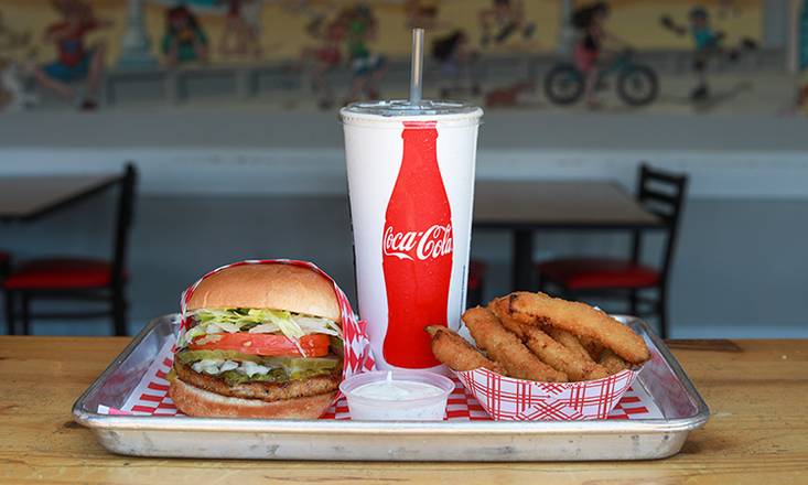 Order Veggie Deal* food online from Biggies Burgers store, San Diego on bringmethat.com