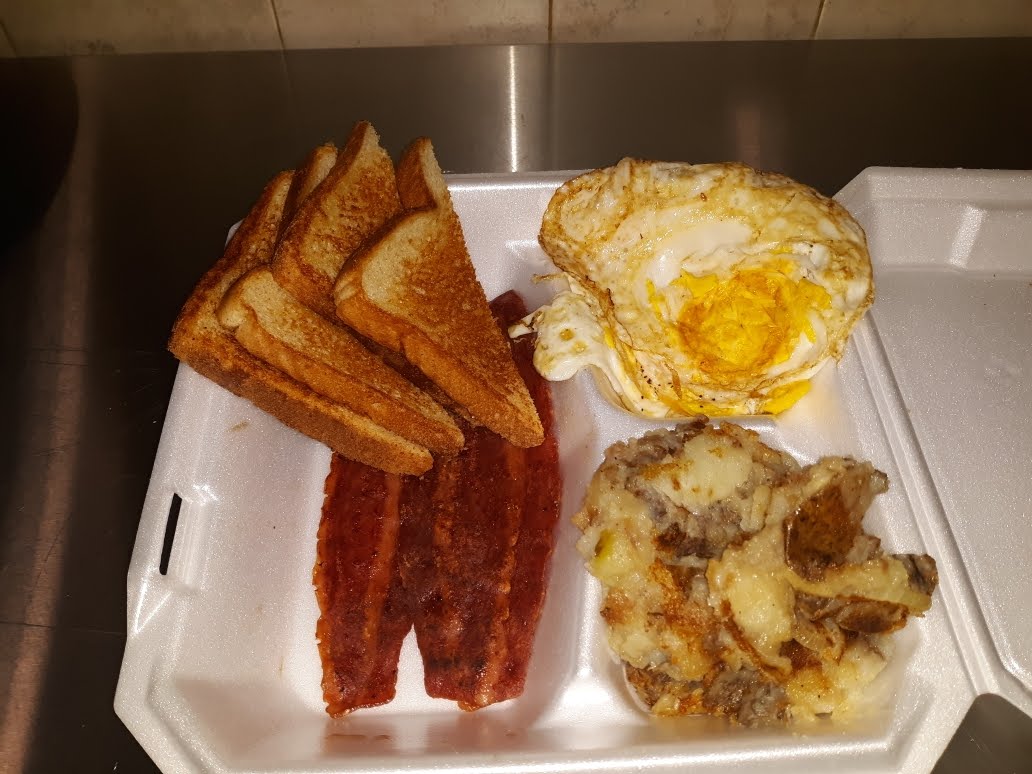 Order Turkey Bacon, Egg & Cheese food online from Aris Ice Cream Parlor & Cafe store, St. Louis on bringmethat.com