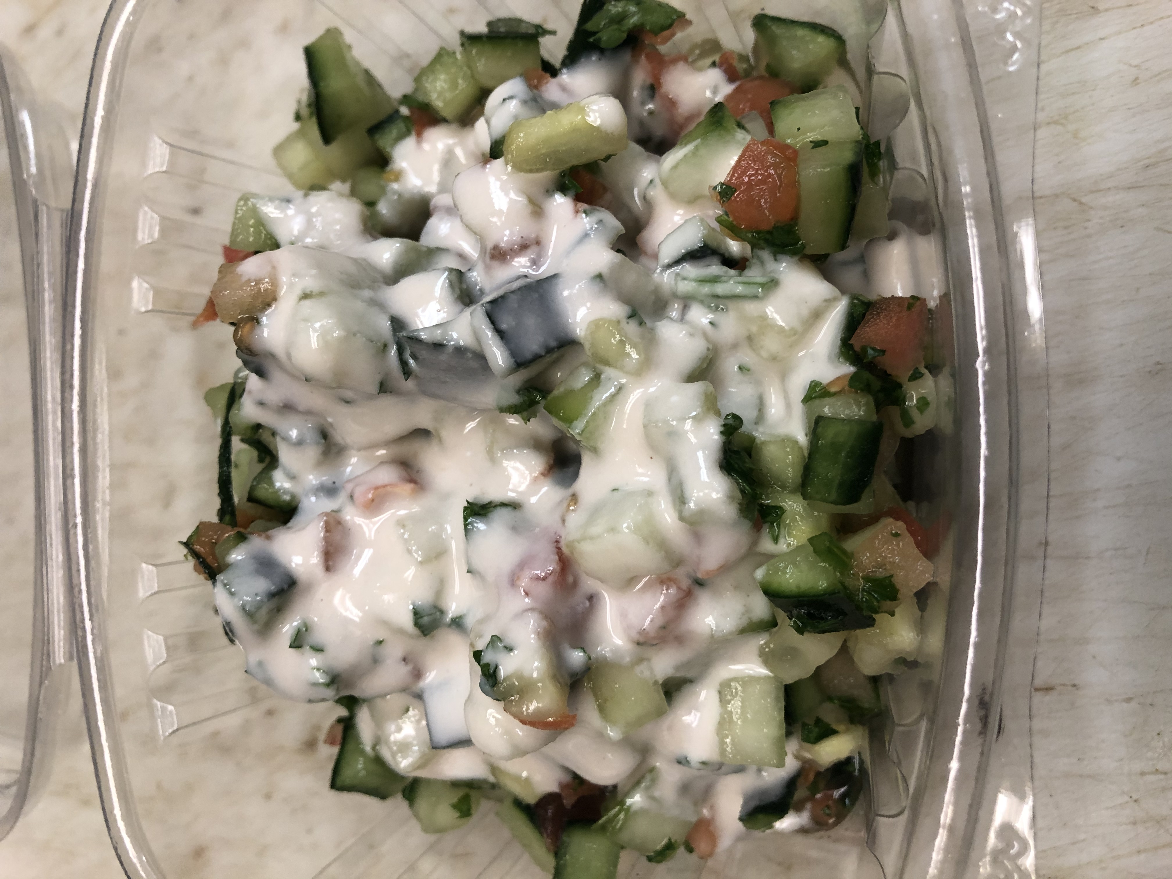 Order Jerusalem Salad and Pita  food online from Zam zam middle eastern grill store, Chicago on bringmethat.com