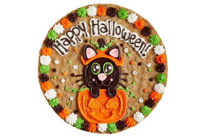 Order Halloween Cat - HF2569 food online from Great American Cookies store, Denton on bringmethat.com