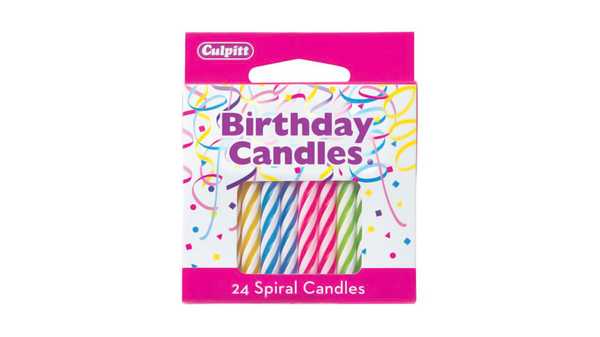 Order 24 Spiral Candles In Neon food online from Baskin Robbins store, Clinton on bringmethat.com