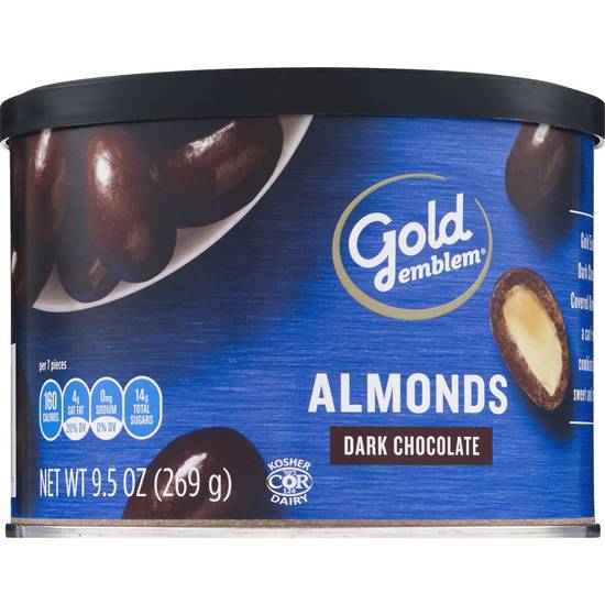 Order Gold Emblem Dark Chocolate Covered Almonds, 9.5 OZ food online from Cvs store, CENTRAL FALLS on bringmethat.com