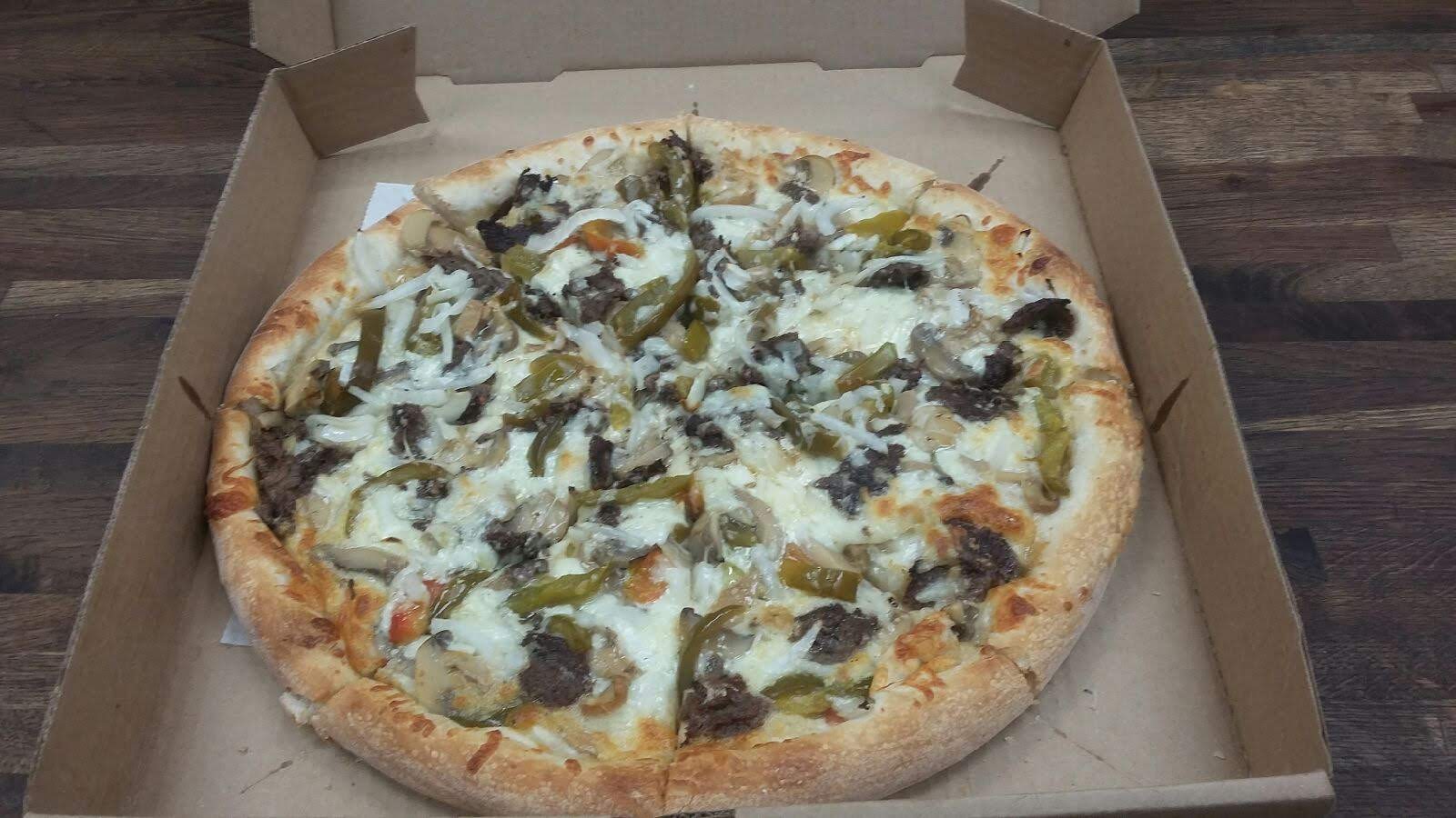 Order Steak Pizza food online from Pizza Italia store, Pittsburgh on bringmethat.com