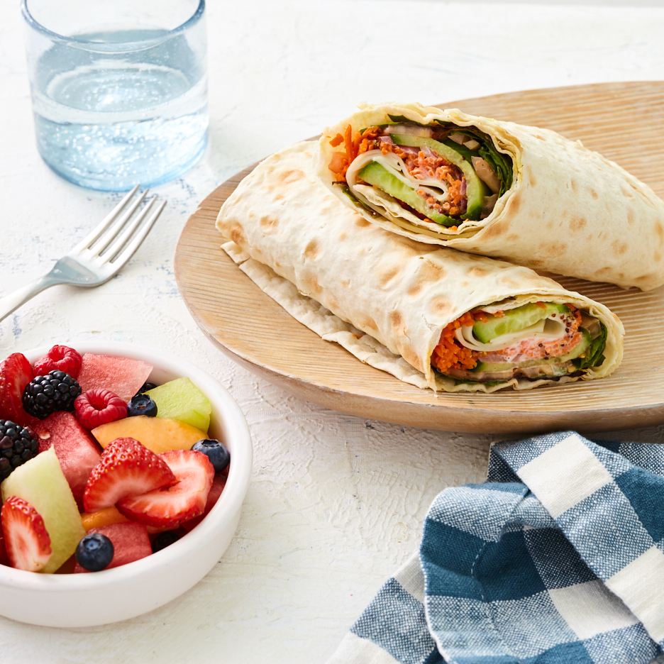 Order Fresh Veggie Wrap food online from Amandine Patisserie Cafe store, Los Angeles on bringmethat.com