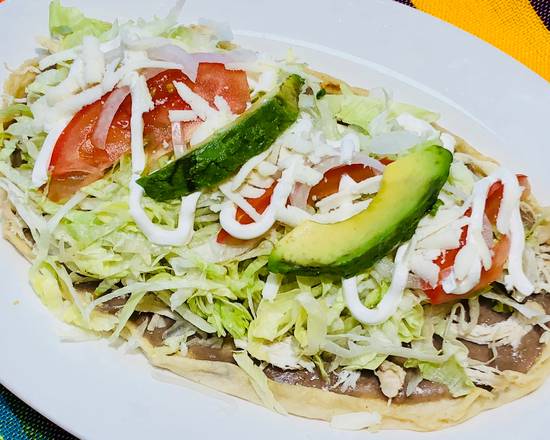 Order Huarache with Meat food online from Dona Tere Westheimer store, Houston on bringmethat.com