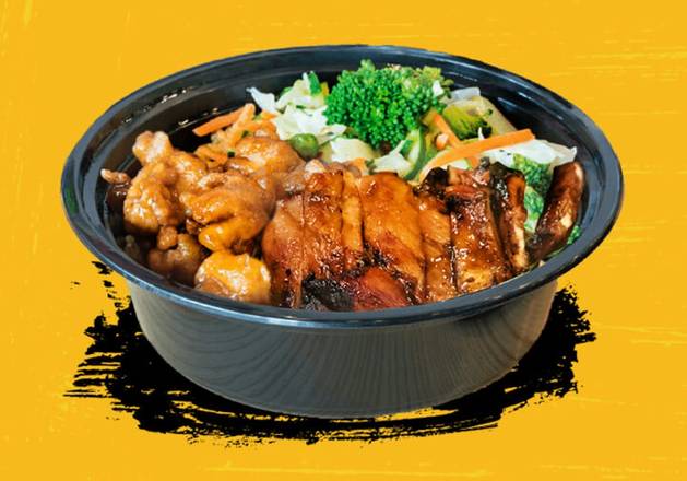 Order Two Protein Bowl- Large Size Only food online from Teriyaki Madness store, Las Vegas on bringmethat.com