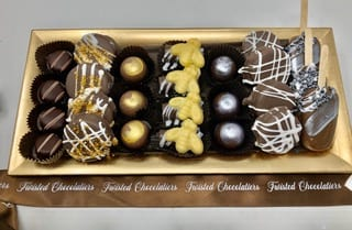 Order Yom Tov Hand Dipped Truffle & Chocolate Pop Gift Set food online from Twisted Gourmet Chocolates store, Passaic on bringmethat.com